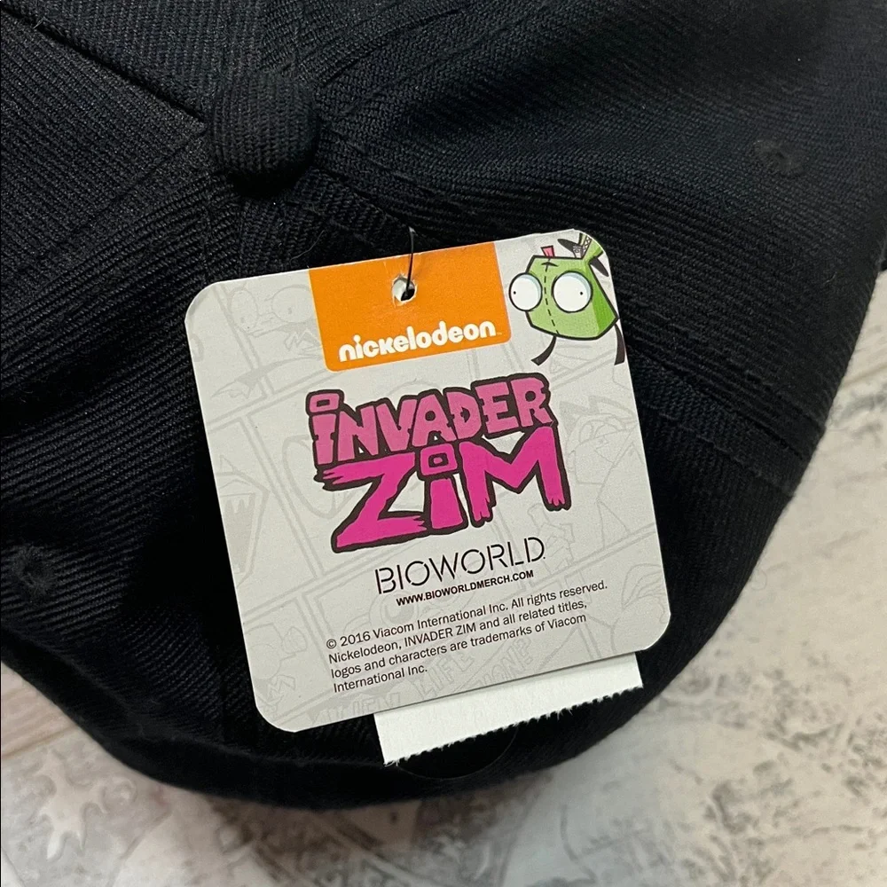 Hot Topic Invader Zim Gir With Hotdog Flat Brim Hat